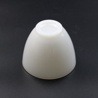 Niedlich gestaltete weiße Jade glass chale Langlebige Glas becher für Kaffee Tee Bier und Getränke Ideales Geschenk