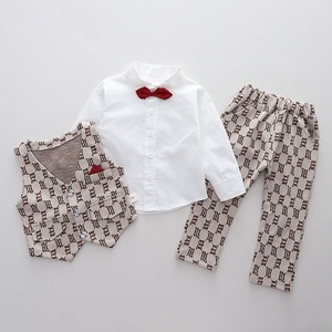 2023 abbigliamento per bambini tuta, abiti da ragazzo completi coordinati per la famiglia Blazer per bambini abiti da smoking formali 3-8 anni vestiti Casual/ - Product Image 6