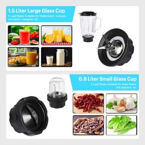 Licuadora Multifuncional de Acero Inoxidable para el Hogar, Electrodoméstico de Cocina, Exprimidor de Frutas, Mezclador de Alimentos - Product Image 6