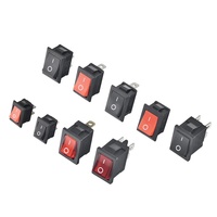 KCD-1 KCD3 KCD4 Interrupteurs à bascule 3 positions éclairés par LED ON-OFF-ON