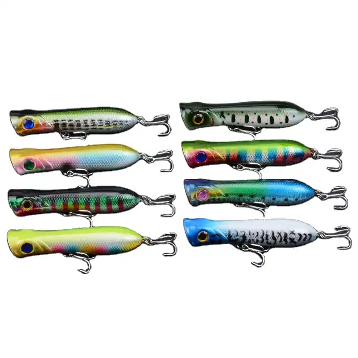 2022 Popper Lures 80mm 12g surface