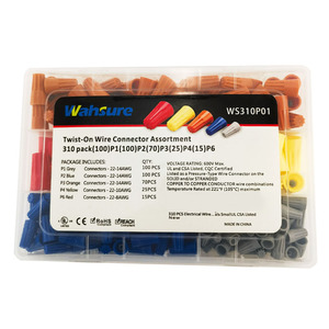 Các loại kích thước cách điện uốn thiết bị đầu cuối điện dây Nuts connectors Kit - Product Image 3