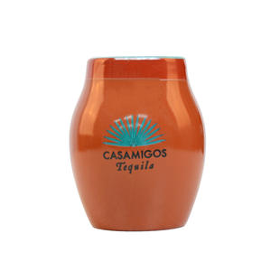 कस्टम टेराकोटा कॉकटेल शराब सिरेमिक कैटिटोस क्लासिक टेराकोटा मिट्टी प्रामाणिक मेक्सिकन कप - Product Image 1