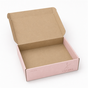 Cajas de Cartón Corrugado con Cierre Automático Kraft para Envíos de Cosméticos, Cajas de Suscripción, Embalaje Personalizado Impreso, Envío de Productos para el Cuidado de la Piel al por Mayor - Product Image 2