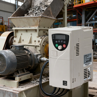 CHZIRI Variateur de fréquence triphasé 380V 4kW 50/60Hz avec contrôle vectoriel IP20 pour convoyeur, pompe de broyage textile, moteur AC et compresseur