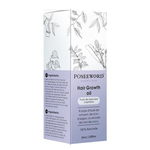 Sérum d'huile de ricin et de romarin biologique pur naturel, marque privée, huile essentielle pour le soin du cuir chevelu et des cheveux, favorisant la croissance capillaire, huile nourrissante - Product Image 6