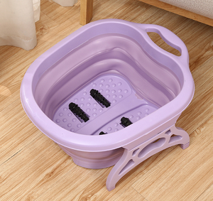 Baignoire Pliable de Massage pour les Pieds, Bassine de Trempage Pliante, Bain de Pieds Spa pour la Maison, Baignoire de Sauna et Pédicure - Product Image 4