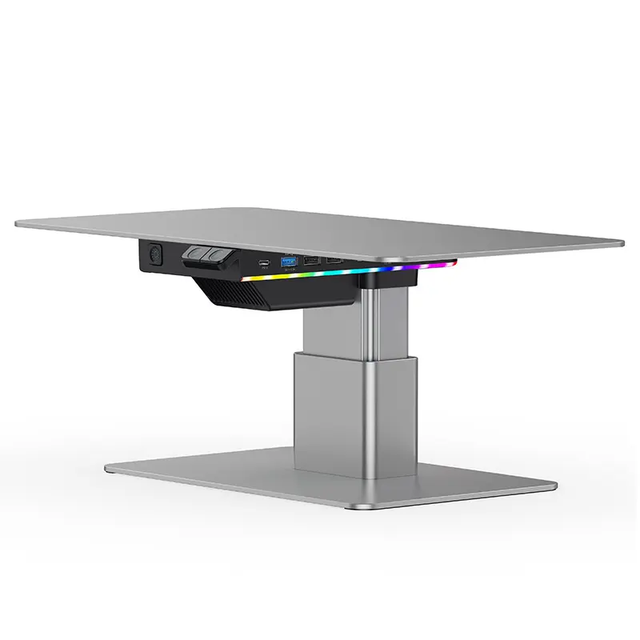 New Multifunctional Desk Riser Organizer Height Elevatable RGB PC Computer Monitor Stand with USB Ports