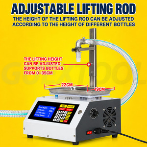 Machine de remplissage automatique à pompe à diaphragme pour liquides visqueux (miel, huile, colle, boissons) et emballage de bouteilles - Product Image 4