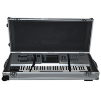Valise de Transport Antichoc de Type Flight Case d'Usine pour Guitare Basse, Clavier, à Roues, Imprimée sur Mesure, Portable, Compatible Roland Yamaha, 1 Pièce