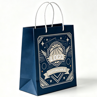 Sac en papier cartonné blanc écologique de qualité alimentaire personnalisé pour souvenirs de matchs sportifs et emballages cadeaux pour athlètes