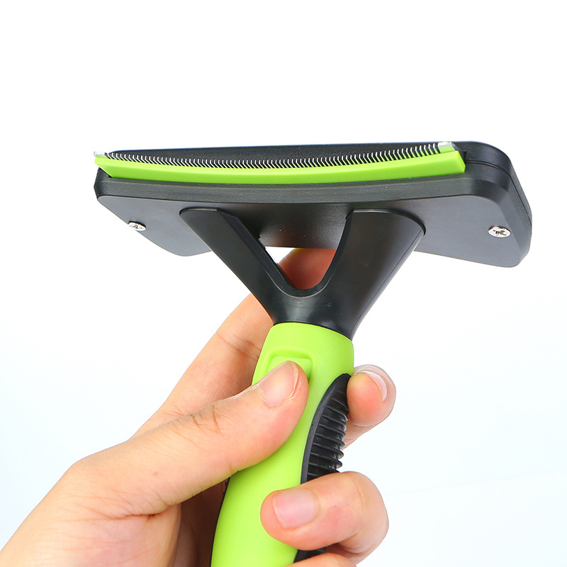 Овальная силиконовая переносная Щетка для собак, портативная щетка для ухода