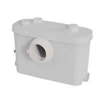 Système de pompe WC à chasse arrière 400W avec broyeur et double chasse pour salle de bain en sous-sol