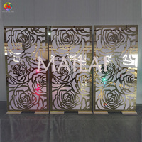 Haute qualité arc fleur décoration PVC toile de fond de mariage pour événements scène Banquet fleur décoration toile de fond