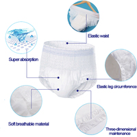 Prezzo di fabbrica OEM pantaloni per pannolini di plastica per bambini adulti alla rinfusa, pannolini per adulti per incontinenza tirare su per gli anziani