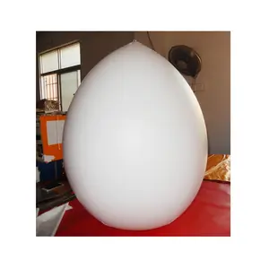 Bonito huevo inflable gigante para decoración del día de Pascua, grande, Pvc, para eventos