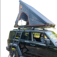 Tente de toit rigide Leu, coque entièrement en aluminium, style diagonal, ouverture automatique rapide quatre saisons, fenêtres panoramiques pour SUV