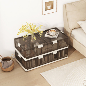 Armario de Almacenamiento de Plástico Portátil, Organizador de Ropa de Dos Niveles, Moderno, Rectangular, Tipo Vertical, Multifuncional - Product Image 3