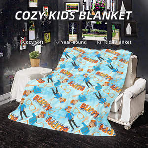 Manta de Franela Suave y Acogedora para Niños, Diseño Moderno a Rayas, para Cama o Sofá, Venta al Por Mayor - Product Image 5