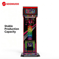 Machine d'arcade de boxe commerciale à monnayeur, testeur de force de frappe, certifiée CE, en plastique, multijoueur, version anglaise