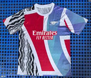 Maglia da Calcio Arsenal Stagione 2526 a Maniche Corte con Numero Stampato al Laser, Abbigliamento Sportivo in Poliestere, Moda per Allenamento - Product Image 3