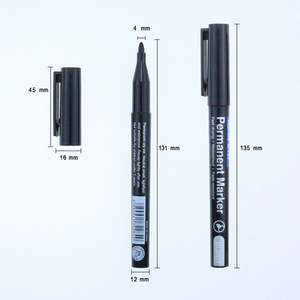 Haute qualité acrylique portable pointe <span class=keywords><strong>tableau</strong></span> <span class=keywords><strong>blanc</strong></span> marqueur permanent encre grasse marqueur stylo croquis école <span class=keywords><strong>crayon</strong></span> ensemble - Product Image 3