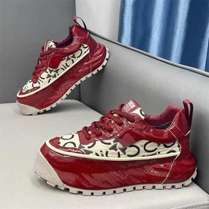 รองเท้าผู้ชายแบบสั่งทำพิเศษสำหรับฤดูใบไม้ผลิและฤดูร้อน พื้นหนา ยืดหยุ่นได้ ใช้งานได้หลากหลาย สไตล์สปอร์ตและลำลอง ไซส์ใหญ่พิเศษ - Product Image 2