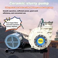 Pompe centrifuge horizontale électrique pour transfert de boues lourdes et moyennes, pompe à boues céramiques pour usine de lavage du charbon