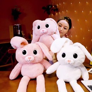 Marchio di collegamento 100CM nuovi giocattoli di peluche di animali creativi di coniglio peluche tirare le gambe coniglietto orecchio lungo coniglio - Product Image 5