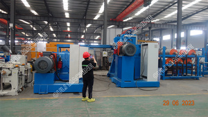 Ba Con lăn tôi loại cao su lịch máy với quanh co lên đơn vị cho vào/cho ra đơn vị, 2/3/4 cuộn cao su lịch thiết bị - Product Image 3