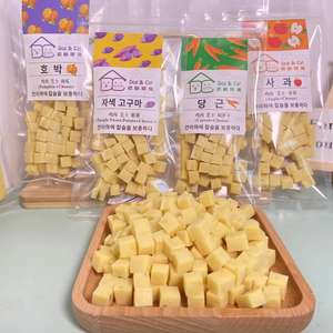 Formaggio di frutta e verdura in pellet merenda per cani liofilizzato frutta e verdura a dadini di pollo - Product Image 3