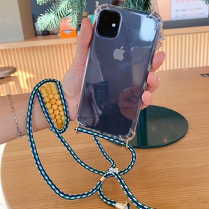 เคสโทรศัพท์ TPU โปร่งใสป้องกันการสูญเสียห้อย<span class=keywords><strong>สร้อย</strong></span><span class=keywords><strong>คอ</strong></span>เชือกแขวนเคสโทรศัพท์แบบเชือกสำหรับ iPhone 16pro Max - Product Image 2