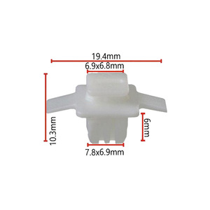 Clip de placa protectora para panel de puerta 915135MGE11 D579 PA66 para reparación y reemplazo de automóviles - Product Image 4