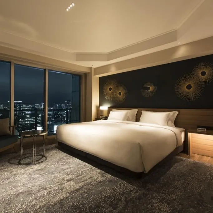 China Lieferant Antik Stil Gold Hotel möbel Luxus 5 Sterne Hotel Schlafzimmer möbel zu verkaufen