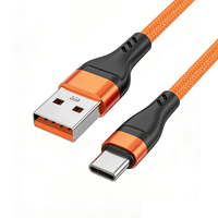 Cable USB-A de 60W 3A, Nuevo Cable USB Tipo-C 3.0 con Conector de Nailon Trenzado, Carga Rápida de 3A, Conductor de Cobre Puro, Nuevo Estándar 2026