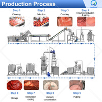 Oceaan Volautomatische Tomatenpuree Maken Machine Tin Tomatenpuree Fabricage Machine Ketchup Maker Procesfabriek