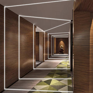 O alumínio conduzido expulso personalizado perfil Rod/barra oca triangular do difusor conduzido plástico claro do difusor PMMA - Product Image 6