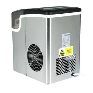 เครื่องทำน้ำแข็งอื่นๆ ICM-01B มินิอัจฉริยะขนาด100-240โวลต์85วัตต์อัตโนมัติเต็มรูปแบบสำหรับบ้านสำนักงานหอพักสแตนเลสสีขาว - Product Image 2