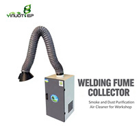 Purificateur de fumée de soudage mobile 1,1 kW Solo Arm, extracteur de fumée, support OEM