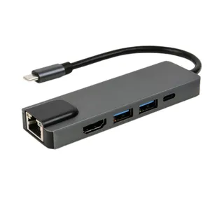 5 в 1, многофункциональный USB-3,0 с Type-C на 4K, 1000 м