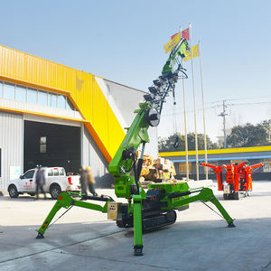 20m lungo raggiungere 1 Ton 2 tonnellate compatto Mini ragno cingolato gru di sollevamento con stabilizzatori <span class=keywords><strong>Spider</strong></span> gru - Product Image 6