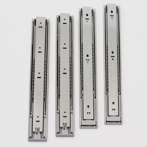 Schwerlast 68Kg Möbelbeschläge 3-fach Vollauszug Kugelgelagerte Schubladenschienen - Product Image 1