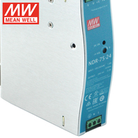 Alimentation électrique sur rail DIN Mean Well NDR-75-24 24V 75W