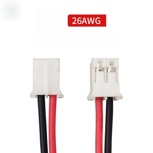 Volledig aangepaste J S T XH Ph 2.0 2-pins connectorplug mannelijk vrouwelijk siliconen kabelboom 100mm 200mm 22 24 26 AWG - Product Image 6