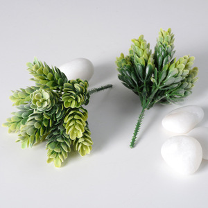 Planta Artificial de Simulación, Suculenta, con Flores, Combinación de Aloe y Cactus en Maceta, Planta Verde Artificial - Product Image 6