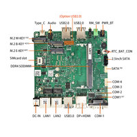 Placa Base Nano ITX J6412 de Fábrica China, 120 mm x 120 mm, Máximo 16 GB DDR4, 4 USB 2.0, 2 USB 3.0, para Uso Industrial