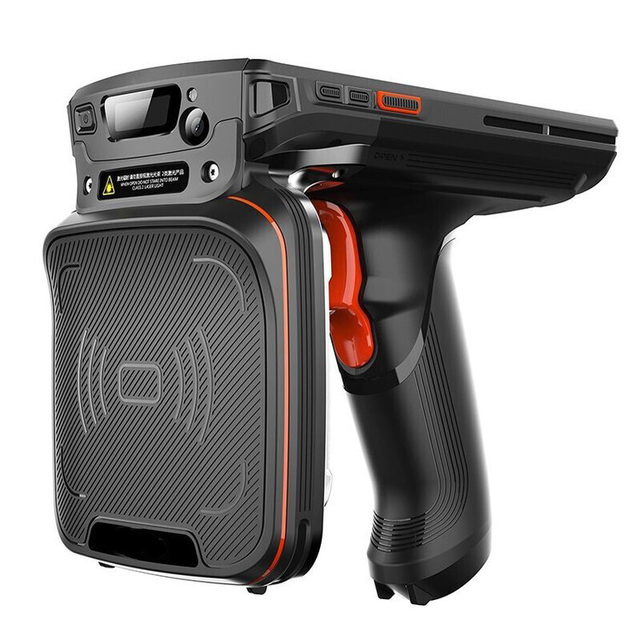 Rugged Android 11 9000mAh Battery RFID UHF PDA 4G+64G 20m Long Distance UHF RFID Smart Handheld Terminal Reader with 2D Scanner