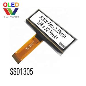 Layar OLED warna kuning terlaris 2,23'' 2,23 inci 24 pin 128x32 resolusi dengan IC penggerak ssd1305 UG-2832ASYCG01 - Product Image 2