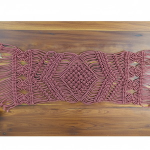 Camino de mesa de estilo bohemio blanco personalizado de macramé de alta calidad para Navidad, boda, fiesta, decoración del hogar, fabricante de cubiertas de mesa - Product Image 1