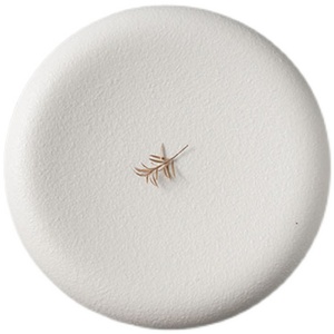 <span class=keywords><strong>Plat</strong></span> de service personnalisé en céramique créative, <span class=keywords><strong>rond</strong></span>, givré, moderne, non toxique, pour les fêtes - Product Image 5
